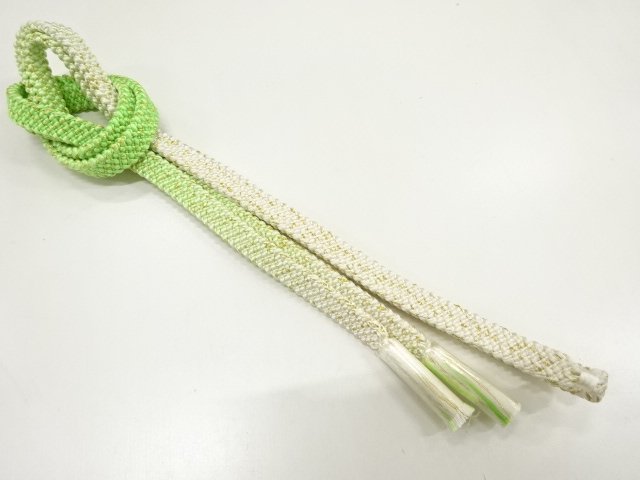 JAPANESE KIMONO / UNUSED HAND-TIED OBIJIME